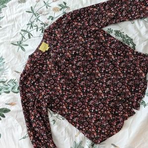 Anthropologie Maeve Floral Button Down
